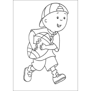 Caillou Radiante: Aventura com Basquete