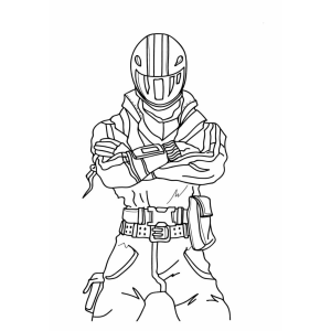 Capitão de Capacete de Batalha Fortnite