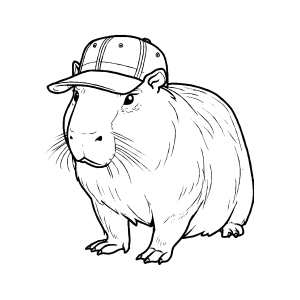 Capivara com Estilo