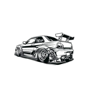 Desenho de Carro Esportivo Personalizado