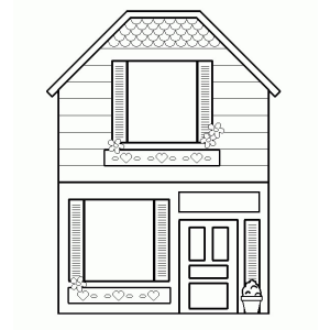 Casa Encantadora para Colorir