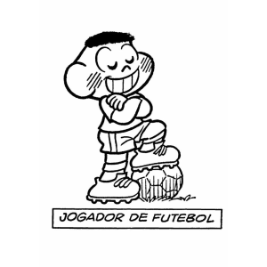 Cascão no Campo de Futebol