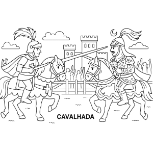 Cavaleiros em Duelo na Cavalhada