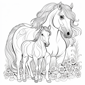 Cavalos Majestosos: Criatividade e Beleza