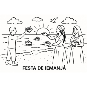 Celebração da Festa de Iemanjá