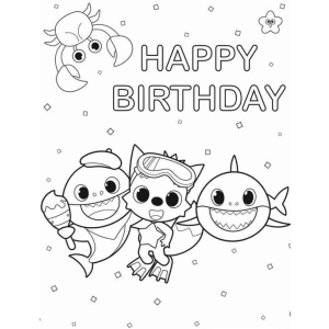 Celebre com Baby Shark e Amigos