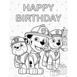 Celebre com os Filhotes da Patrulha Canina