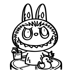 Cena Encantadora com Personagem Fofo