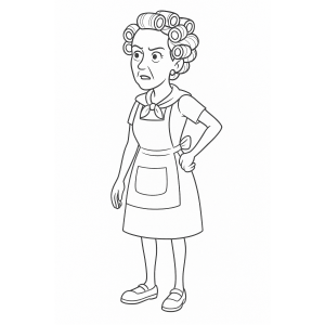 Cenas de Uma Tia Rabugenta: Um Desafio para Colorir