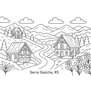 Cenário Pitoresco na Serra Gaúcha