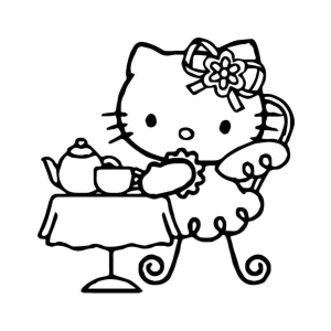 Chá da Tarde com Hello Kitty