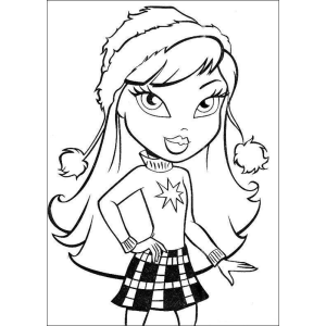Charmosa Personagem para Colorir