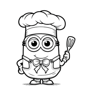 O Chef Minion Pronto para Cozinhar!