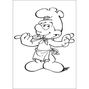 O Chef Smurf em Ação
