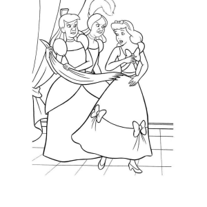 Cinderela Encounters Her Stepmother's Wrath