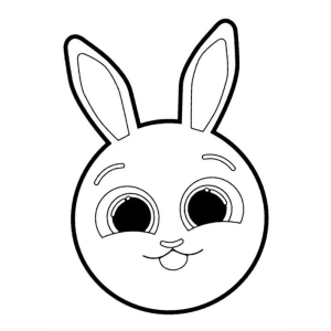 Coelho Encantador para Colorir