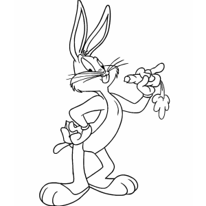 Coloração Divertida com Bugs Bunny