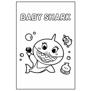 Colore com Baby Shark e Amigos!