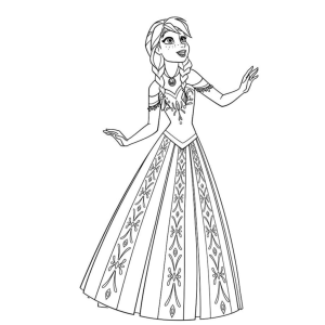 Colore a Magia de Anna em Arendelle