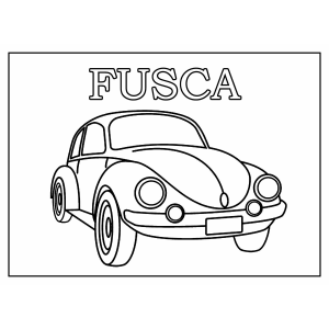 Colore o Clássico Fusca