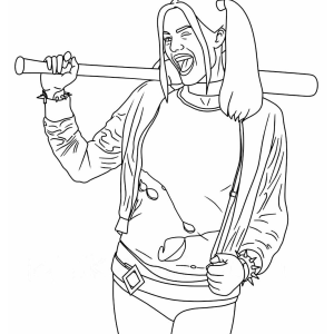 Colorindo a Aventura de Harley Quinn