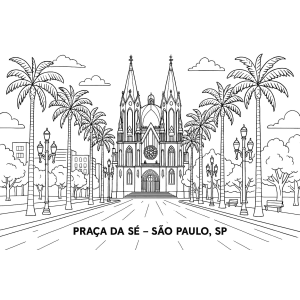 Colorindo a Catedral da Sé