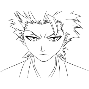 Colorindo a Determinação: Hitsugaya de Bleach