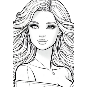 Colorindo a Elegância de Barbie