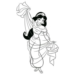 Colorindo a Elegância de Jasmine