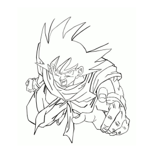Colorindo a Energia de Goku
