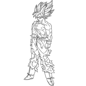 Colorindo a Força do Super Sayajin