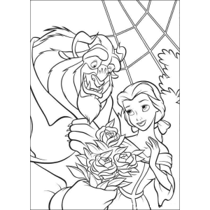 Colorindo a Magia de A Bela e a Fera