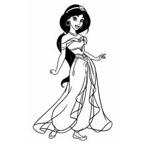 Colorindo a Magia de Jasmine