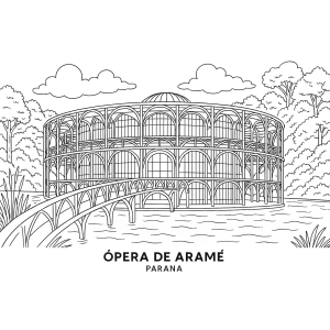 Colorindo a Ópera de Arame