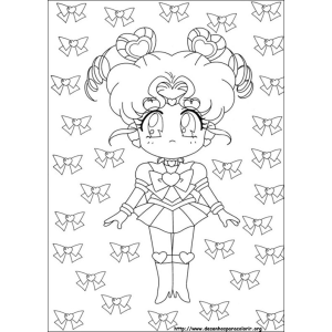 Colorindo a Pequena Guardiã Sailor