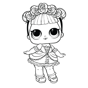 Colorindo a Princesa LOL Surprise