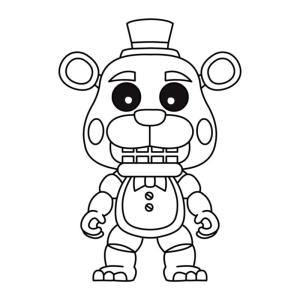 Colorindo a Animação do FNAF com Fredbear