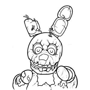 Colorindo o Aterrorizante Animatrônico de FNAF