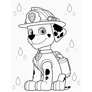 Colorindo Aventuras com Marshall da Patrulha Canina