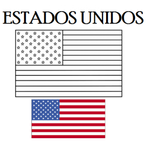 Colorindo a Bandeira dos EUA