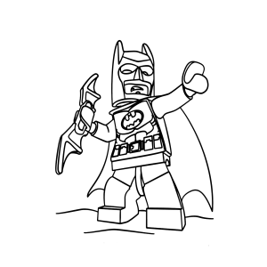 Colorindo Batman em Ação no Estilo LEGO