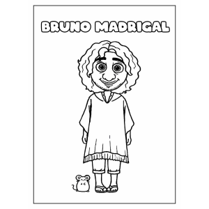 Colorindo o Misterioso Bruno Madrigal