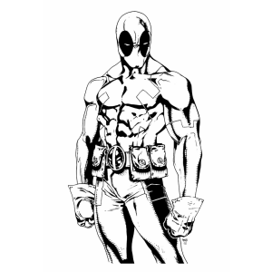 Colorindo o Carismático Anti-herói Deadpool