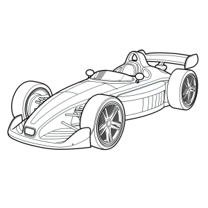 Colorindo a Velocidade: Carro de Corrida