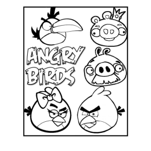 Colorindo com Angry Birds