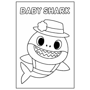 Colorindo com Baby Shark