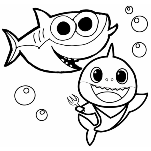 Colorindo com Baby Shark e Amigo