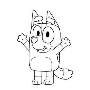 Colorindo com Bluey: Diversão Canina