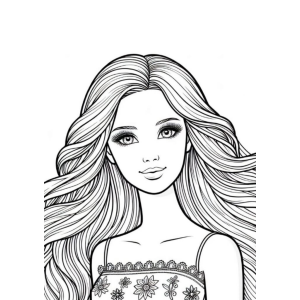 Colorindo com Elegância: Barbie