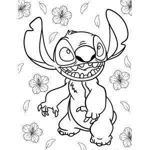 Colorindo com Stitch!